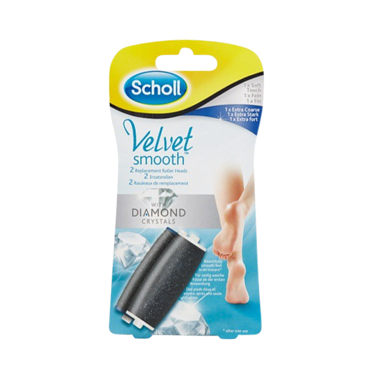 Scholl Velvet Smooth Roller Heads 2 stk.