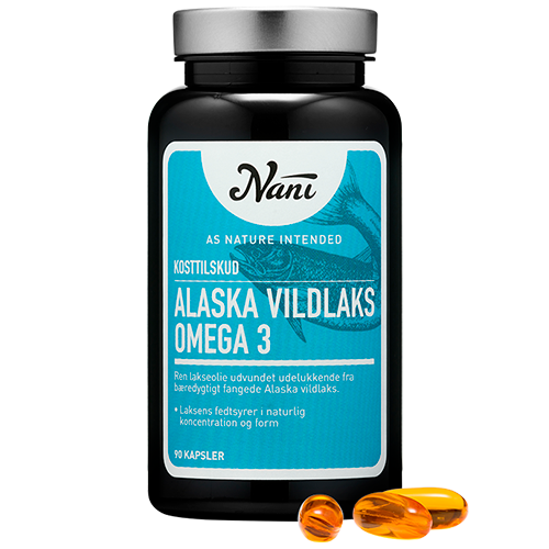 Nani Alaska Vildlaks Omega 3 (90 kaps)