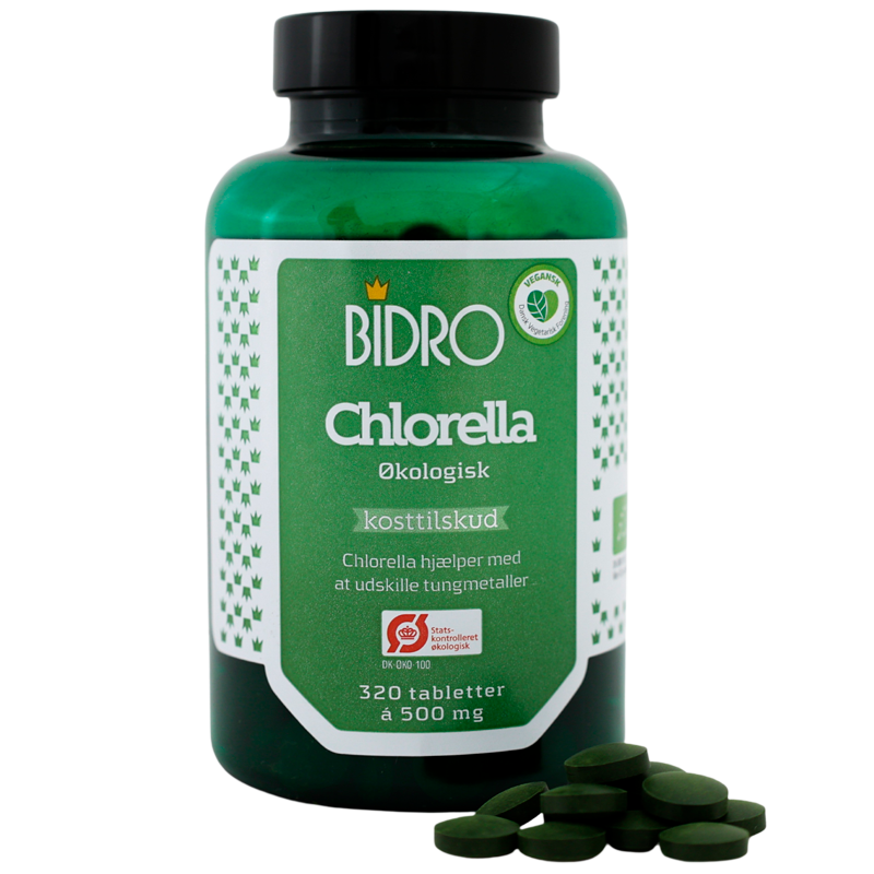 Bidro Chlorella Vegansk (320 tab)