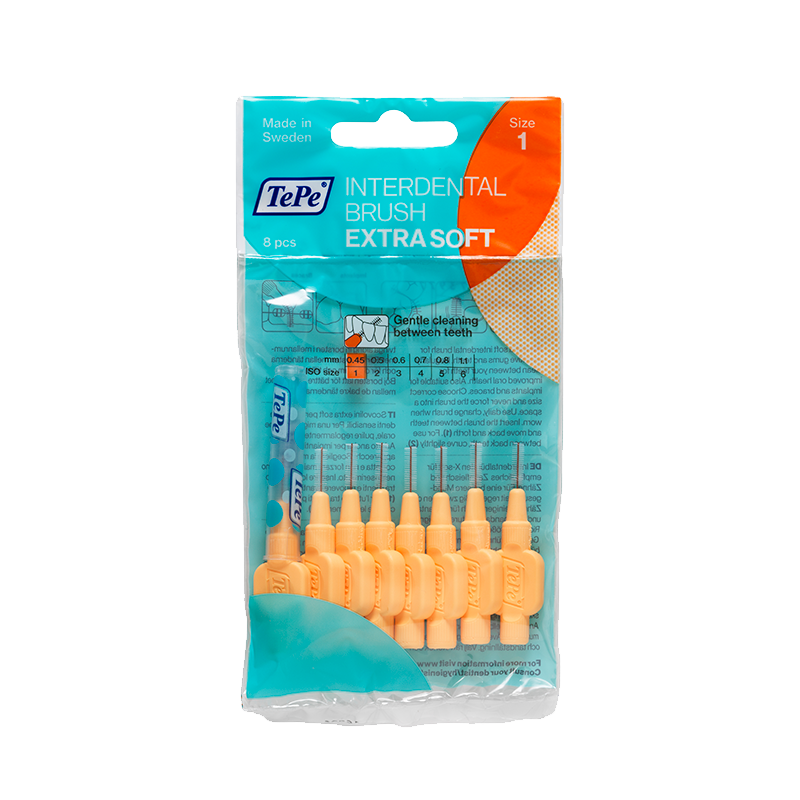 TePe Mellemrumsbørste Extra Soft Orange (8 stk)