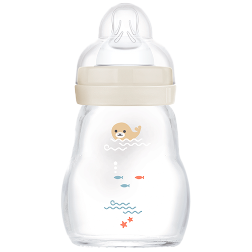 MAM Feel Good Glass Bottle Neutral (170 ml)