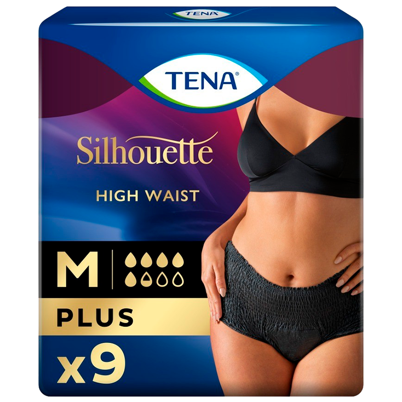 Tena Silhouette Plus Noir M Pants (9 stk)