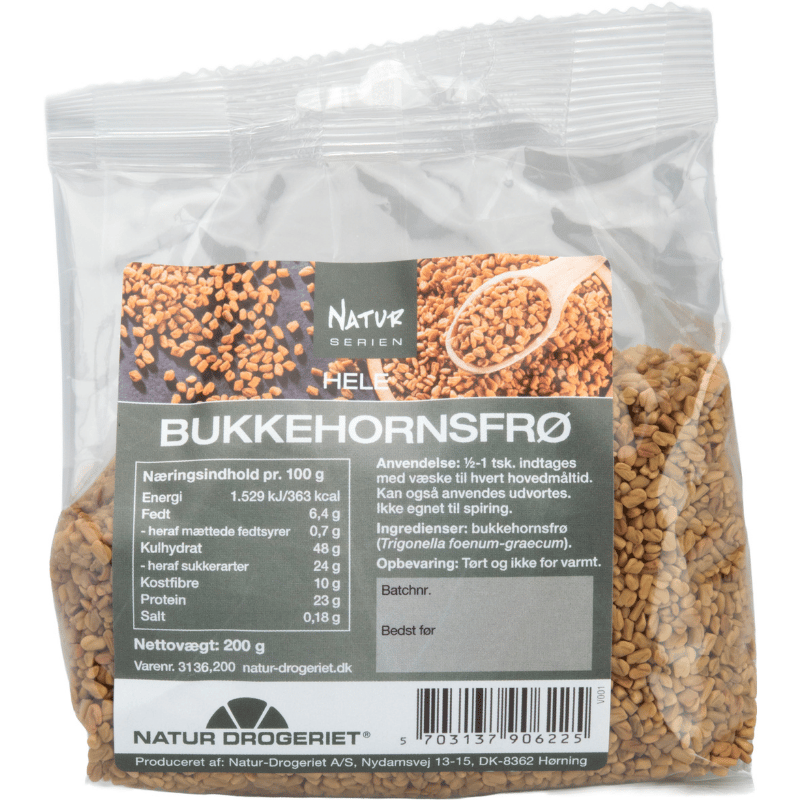 Natur Drogeriet Bukkehornsfrø Hel (200 gr)