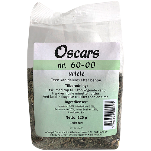 Oscars nr 60-00 Urtete (125 g)