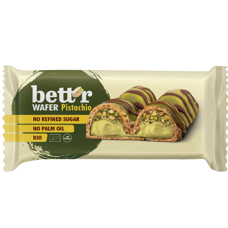 BETT'R Vaffel Pistacie Ø (34 g)