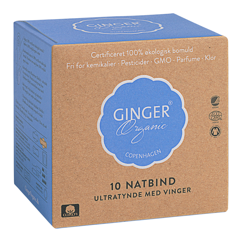 Ginger Organic Bind Nat (10 stk)