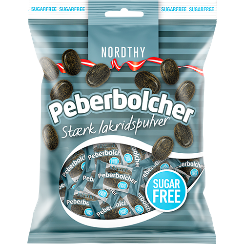Nordthy Sukkerfri Peberbolcher (125 g)