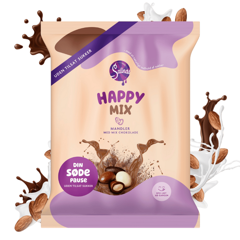 Salinas Slik Happy Mix Mandler M. Chokolade (65 g)