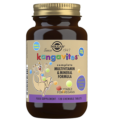 Solgar Kangivites Børnevitamin (120 tabl)