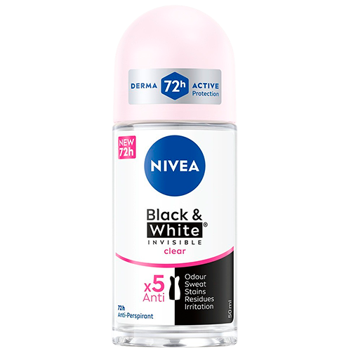 Nivea Black & White Original Female Roll On (50 ml)