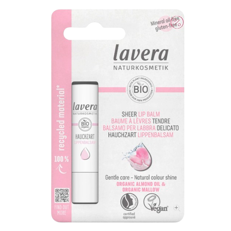 Lavera Læbepomade Pearly Pink, Sheer (4,5 g)