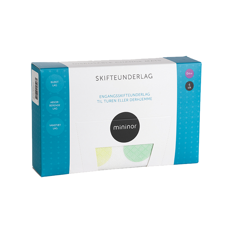 Mininor Skifteunderlag (6 stk)