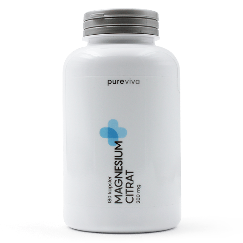 Pureviva Magnesium Citrat (200 mg) (180 kaps)