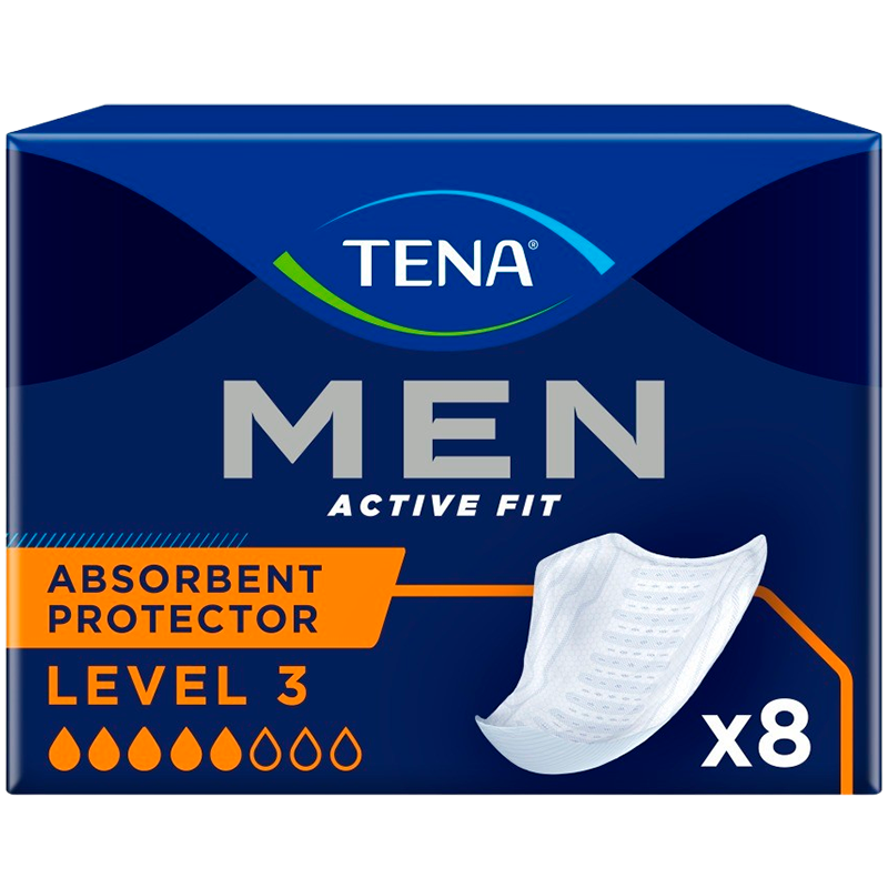 Tena Men Active Fit Absorbent Protector Level 3 (8 stk)