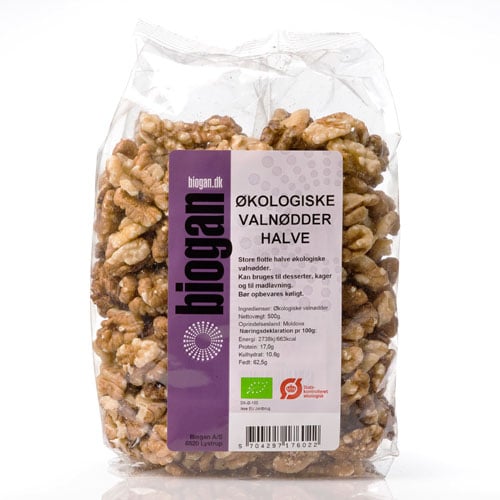 Biogan Valnødder Halve Ø (500 gr)