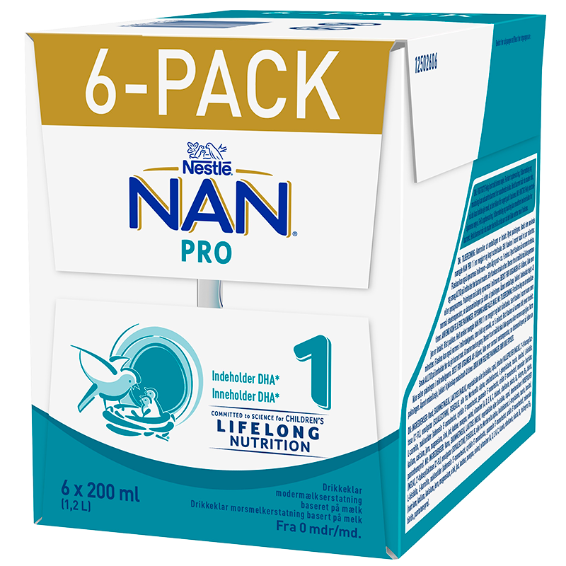 NAN PRO 1 Drikkeklar (6x200 ml)