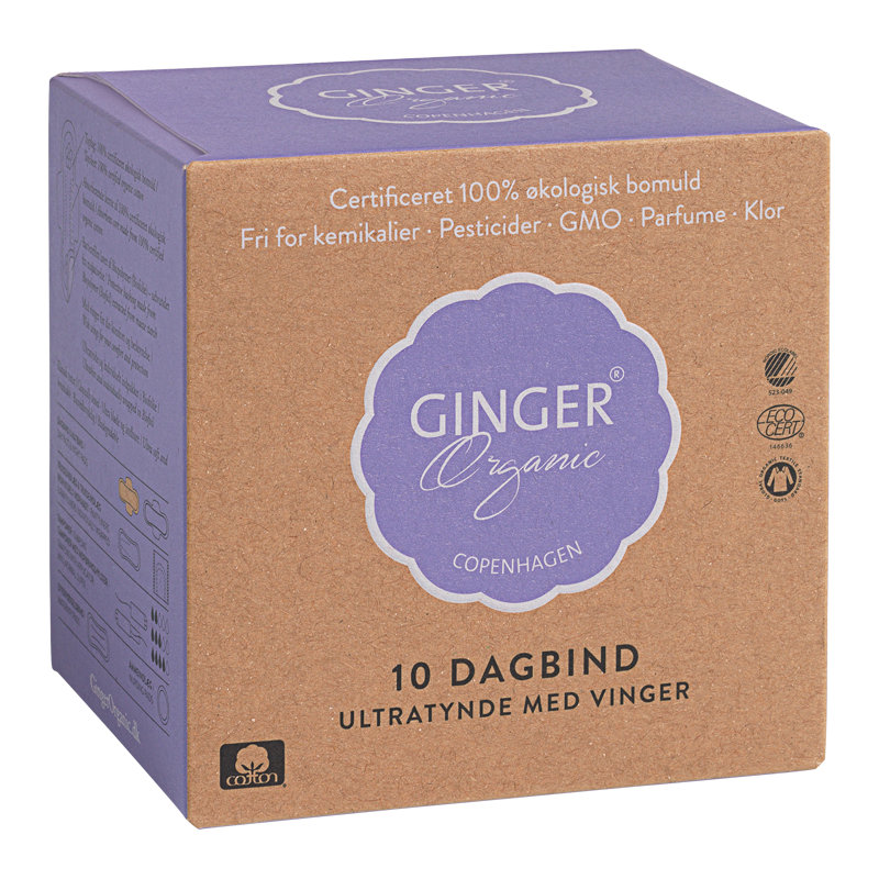 Ginger Organic Bind Dag (10 stk)