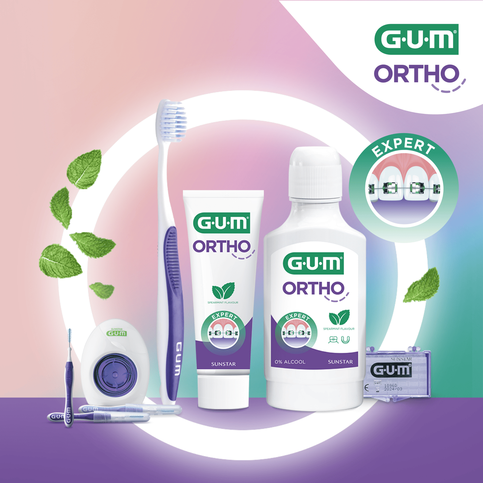 GUM Orthowax - Tandreguleringsvoks (1 stk)