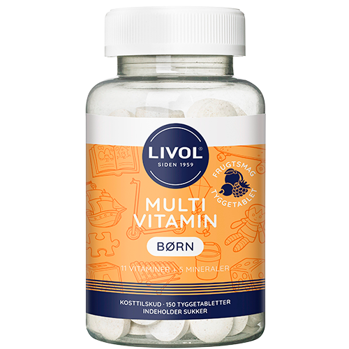 Livol Multi Total Børn Frugtsmag (150 tabs)