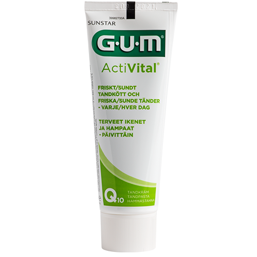 GUM Tandpasta Activital Flour Q10 (75 ml)