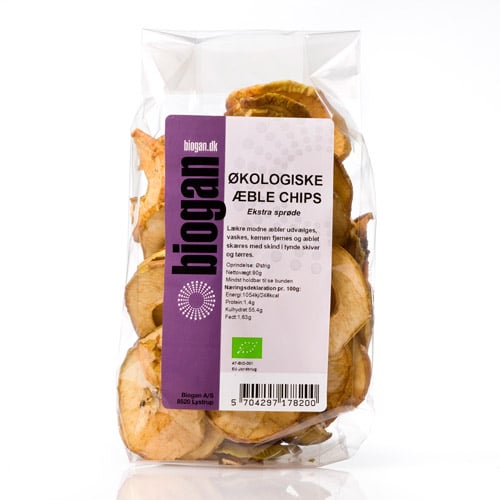 Æblechips (100 gr)