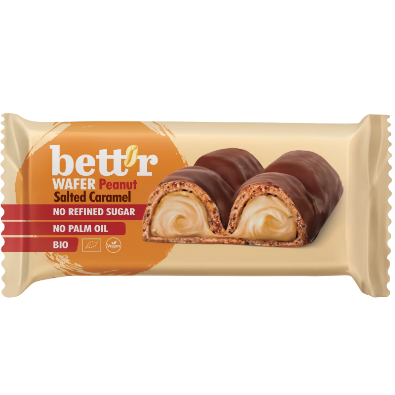 BETT'R Vaffel Peanut M. Saltet Karamel Ø (33 g)
