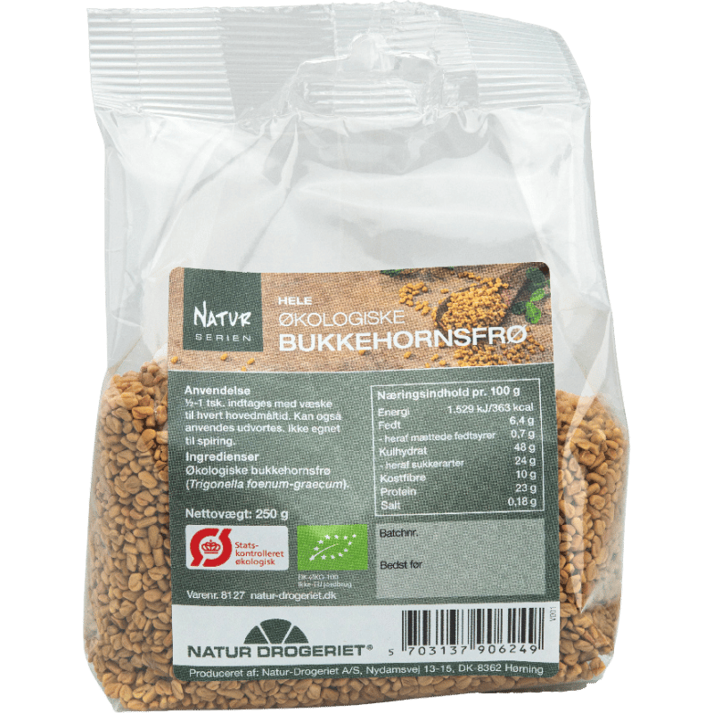 Natur Drogeriet Bukkehornsfrø Ø (250 gr)