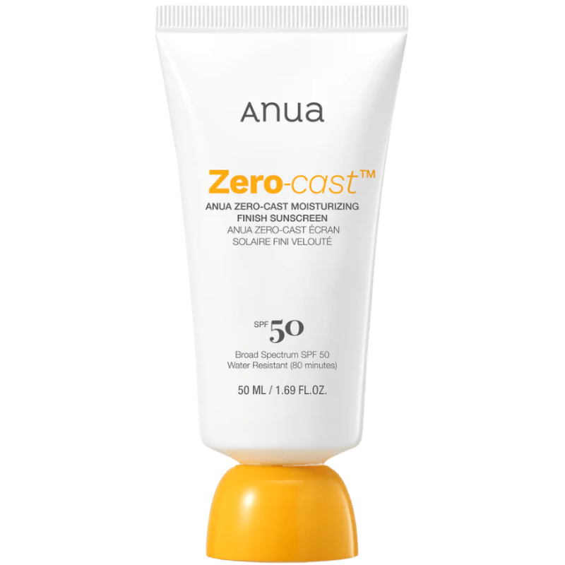 Anua Zero-Cast Moisturizing Finish Sunscreen SPF50 (50 ml)