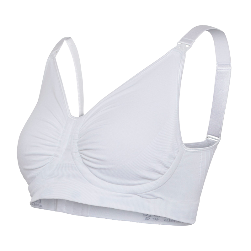 Carriwell Graviditets & Amme BH Med Carri-Gel Støtte Hvid - Large (1 stk)