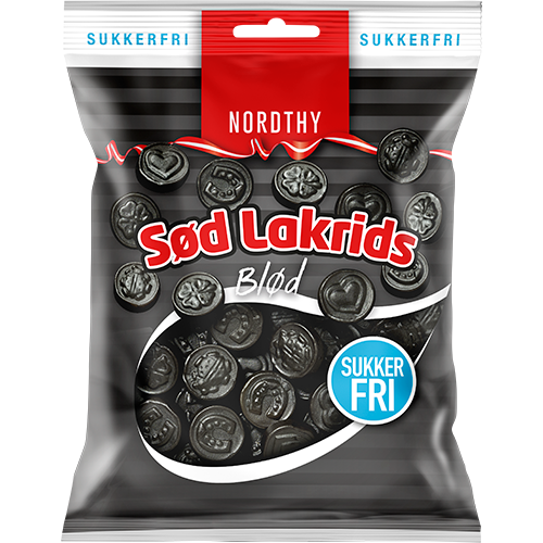 Nordthy Sukkerfri Sød Lakrids (75 g)