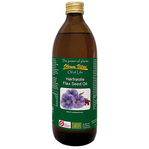 Livets Olie - Oil of Life Ren Hørfrøolie Ø (500 ml)