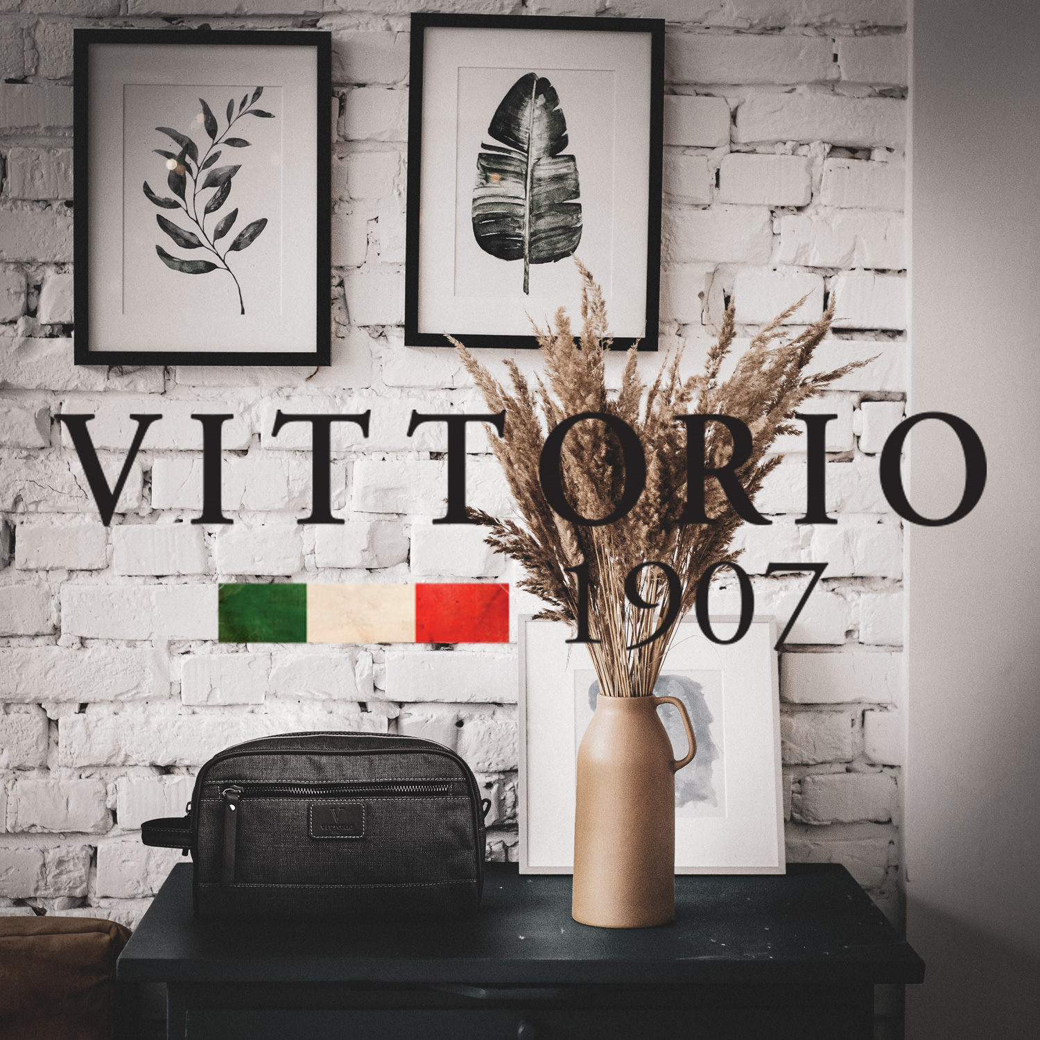 Vittorio Toilettaske M. Hank Sort 1 stk.