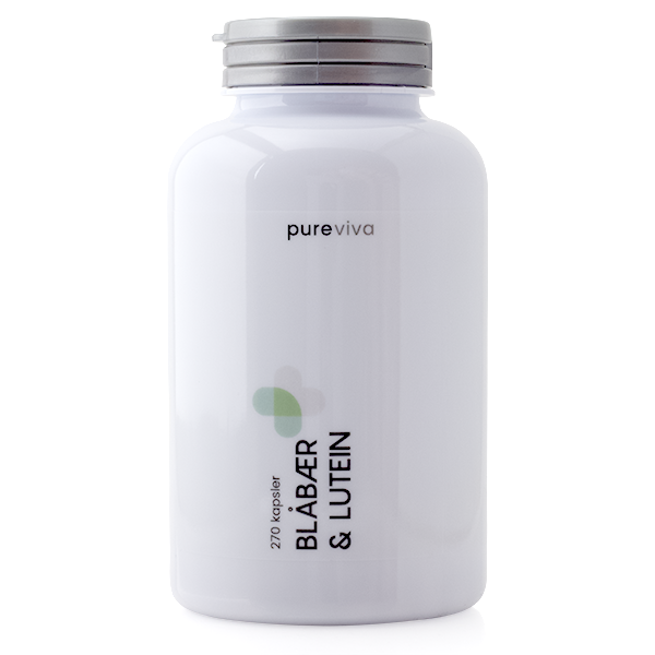 Pureviva Blåbær & Lutein (270 kaps)
