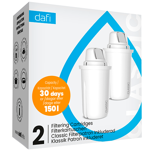 Dafi Filterpatroner 2-pack (1 stk)
