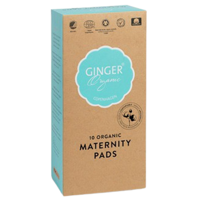 Ginger Organic Efterfødselsbind Ø (10 stk.)