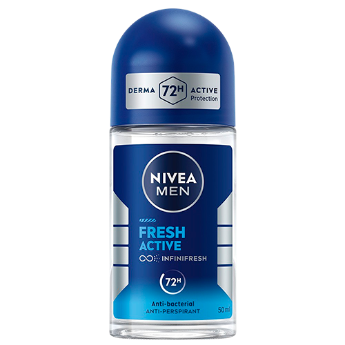 Nivea For Men Fresh Active Male Roll On (50 ml)