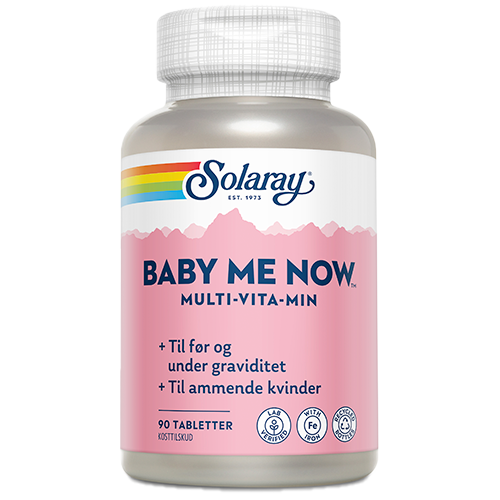 Solaray Baby-Me-Now Multi-Vitamin (90 tabletter)