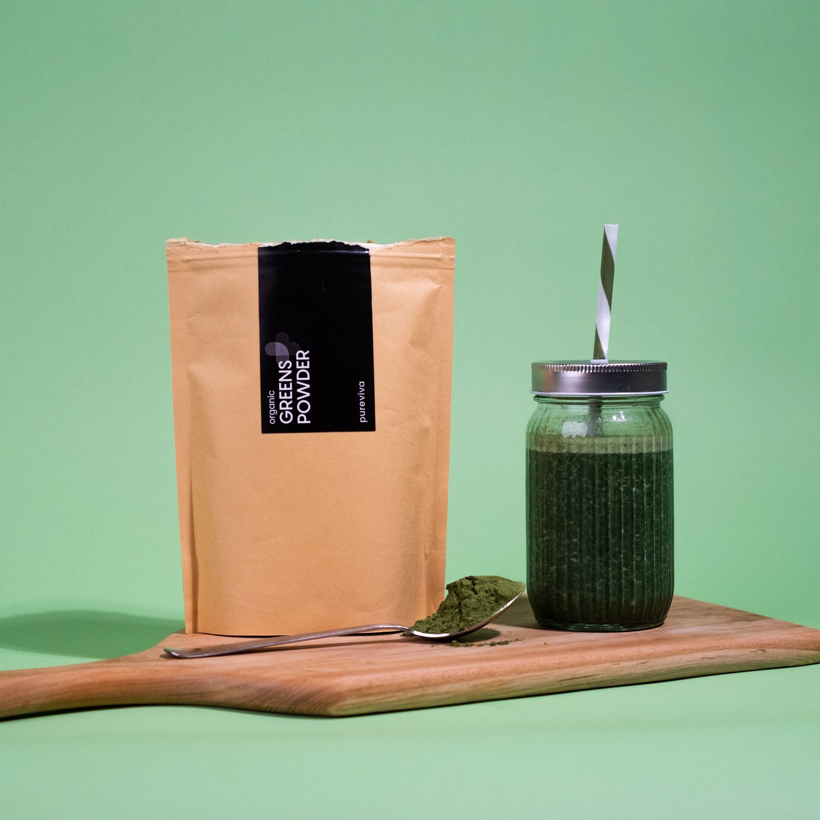 Pureviva Greens Pulver Ø (250 g)