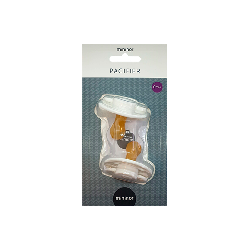 Mininor Latexsut 0+ Mdr Hvid (2 stk)