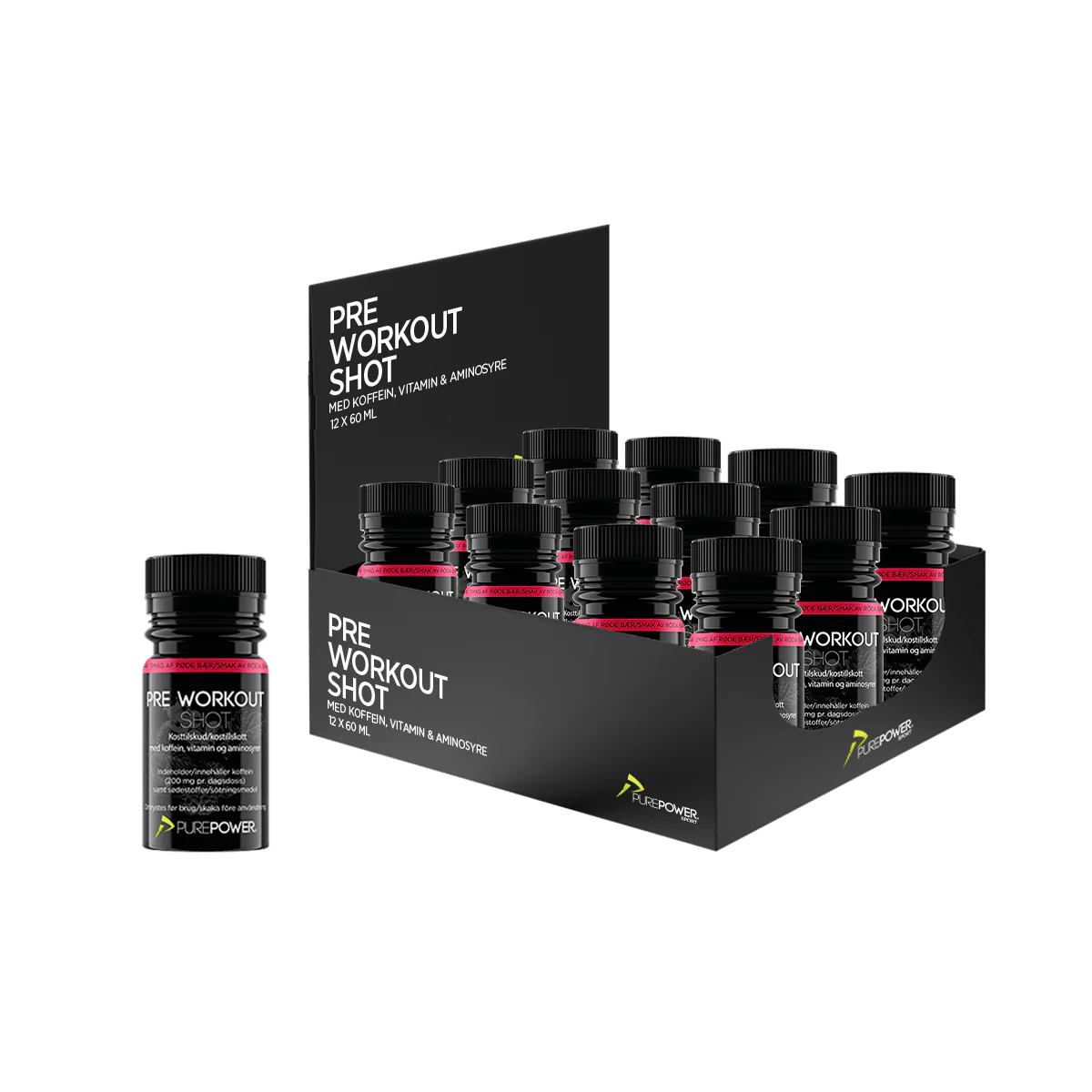 PurePower PreWorkOut Shot (12x60 ml)