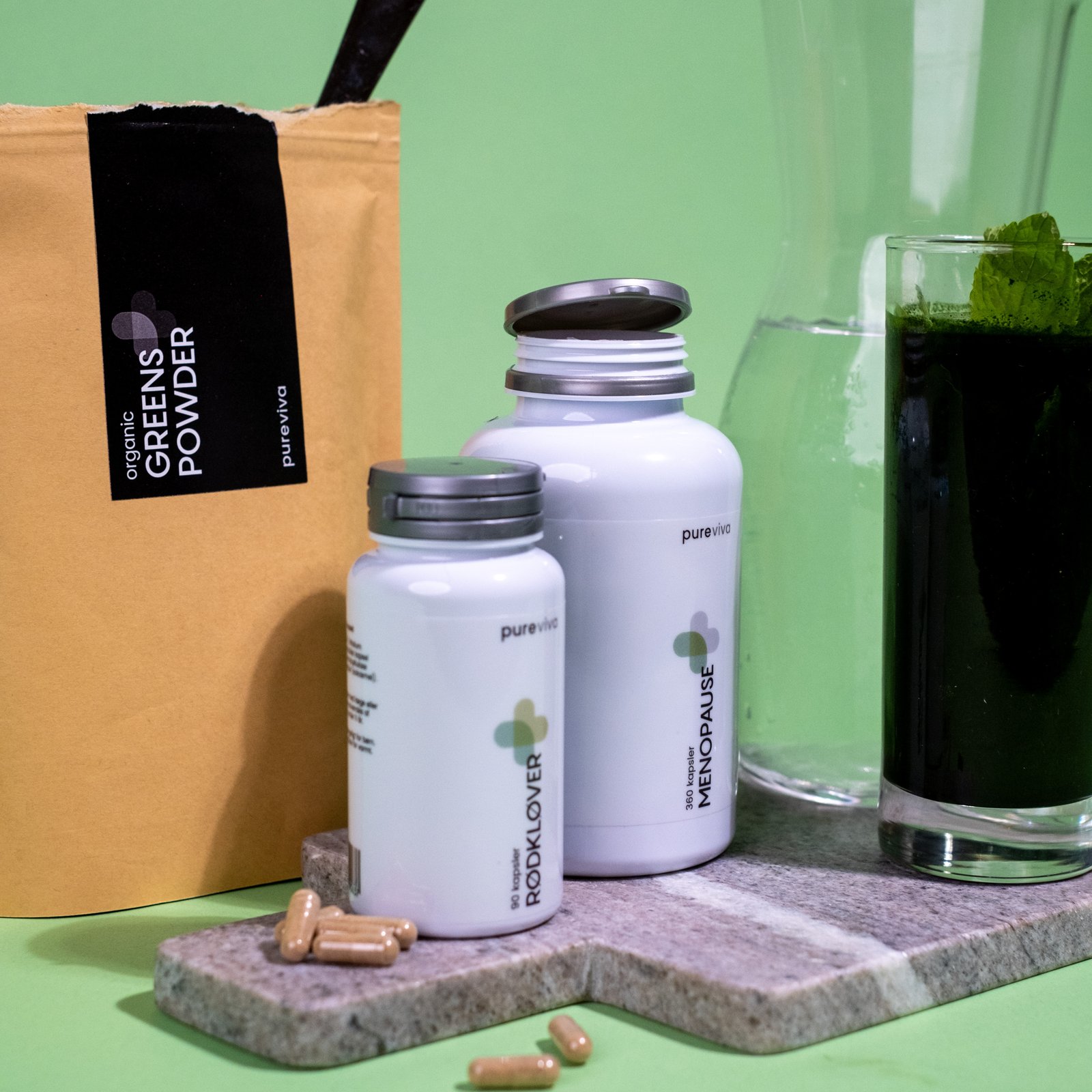 Pureviva Greens Pulver Ø (250 g)