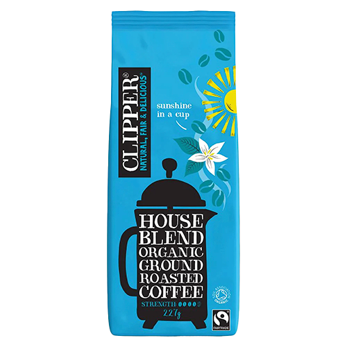Clipper Kaffe House Blend Malet Ø (227 g)