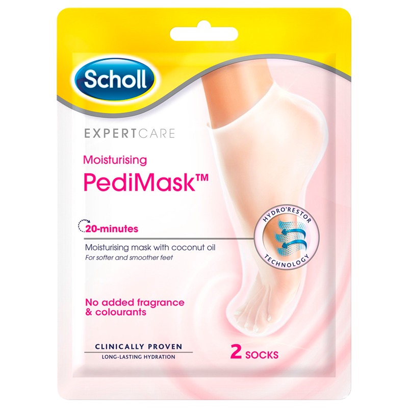 Scholl PediMask Coconut 0% Parfume (2 stk)