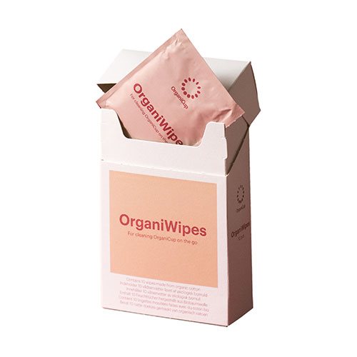 OrganiCup OrganiWipes 10 stk.