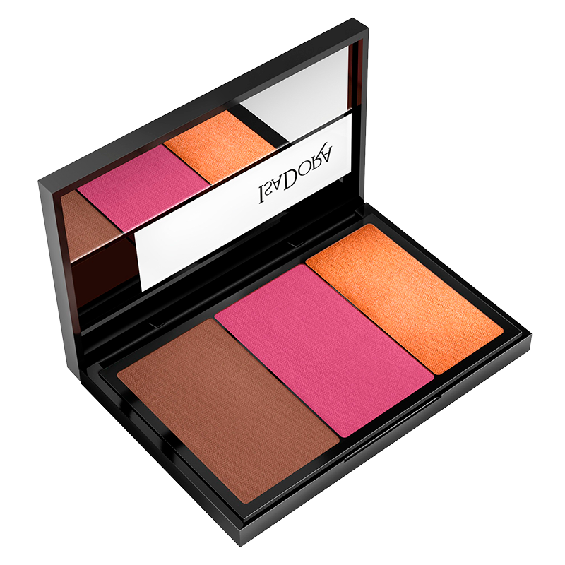 IsaDora Face Sculptor 3-in-1 Palette Bronze Plum (12 g)