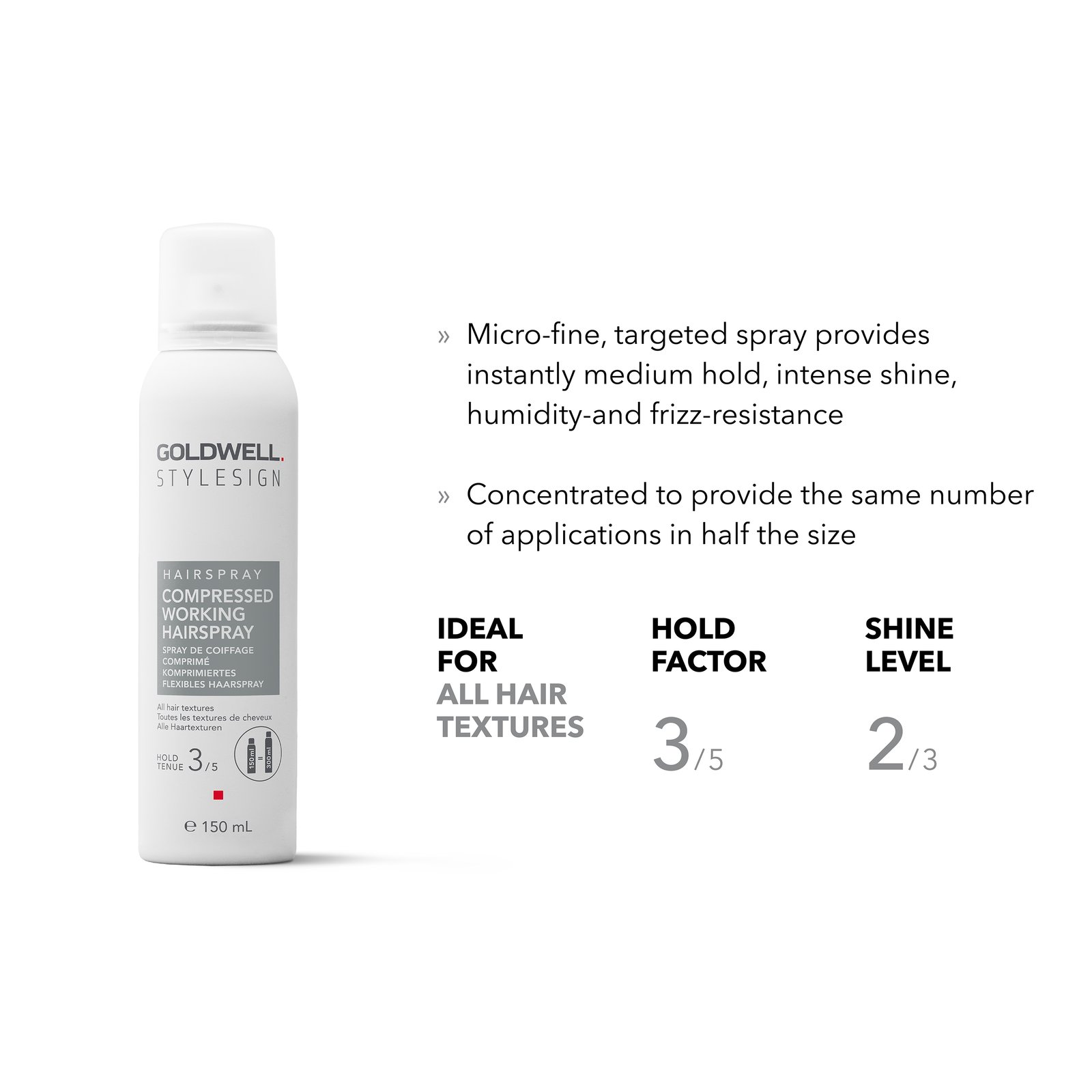 Goldwell StyleSign Compressed Working Hairspray  (150 ml)