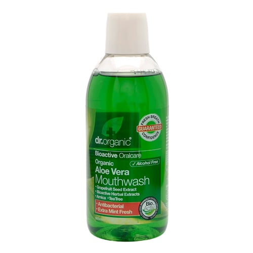 Dr. Organic Aloe Vera Mundskyl (500 ml)