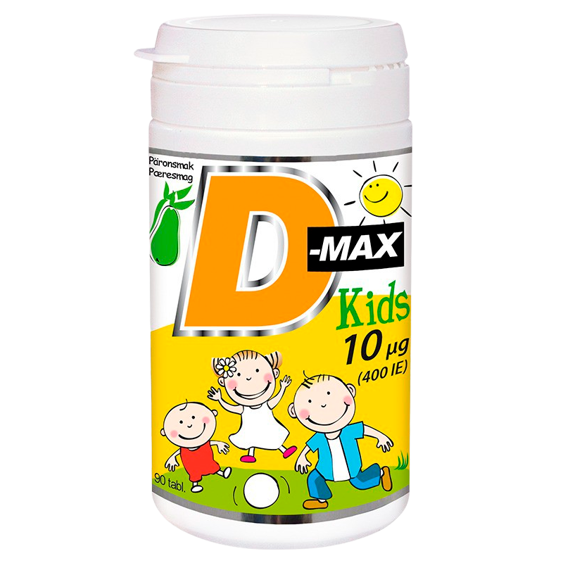 Vitabalans D-Max Kids 10 µg (90 tab)