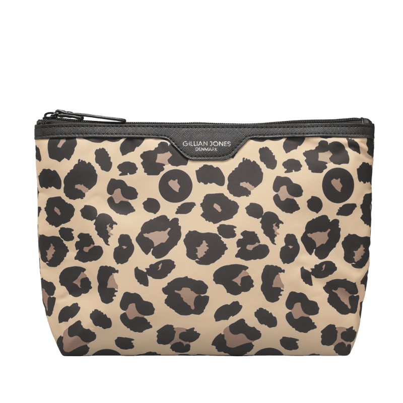 Gillian Jones Toilettaske i Leopard - 100% Genanvendt Plastik (1 stk)