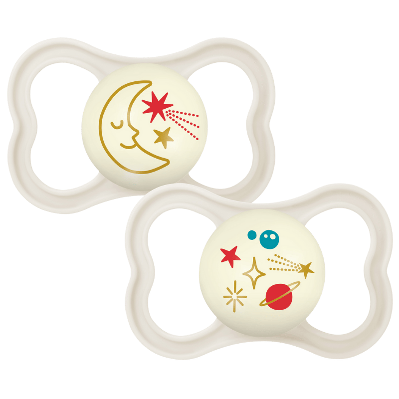 MAM Air Sut Night Silicone Neutral 6-16M (2 stk)